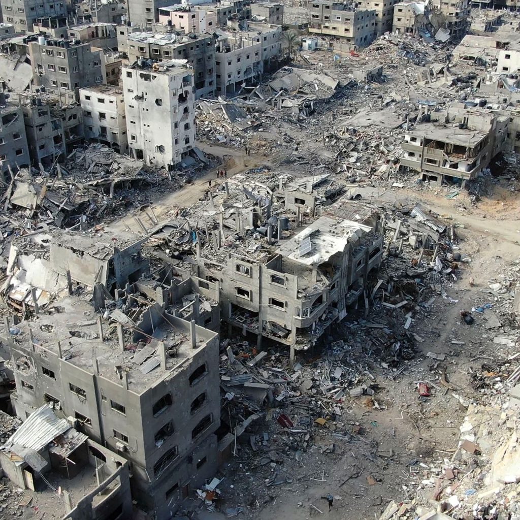 Gaza bombed by Israel