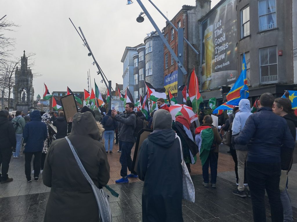 Cork Palestine Solidarity Campaign (CPSC) gathering in Cork