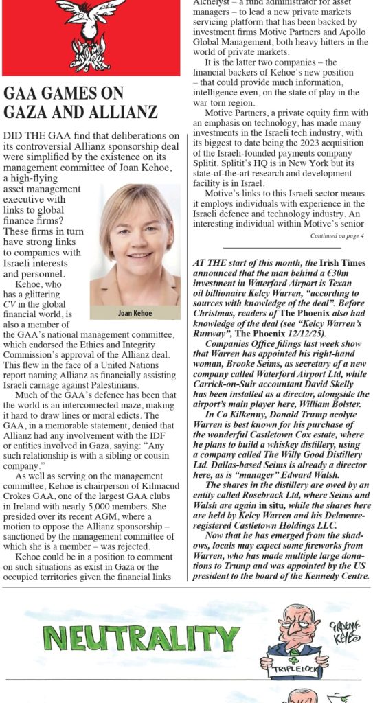 The Phoenix Article GAA